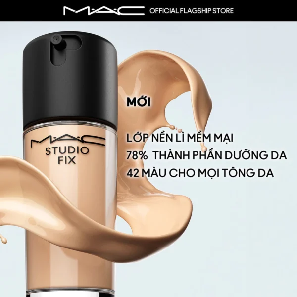 MAC Kaizen Studio Fix Fluid SPF 15 30ml kem nền dưỡng da, che phủ linh hoạt cho lớp nền mịn lì - Hình ảnh 3